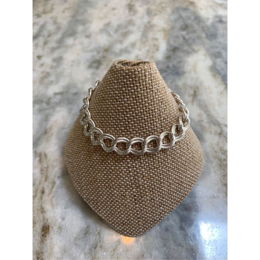 .925 Traditional 7" Sterling Silver Bracelet #Italy